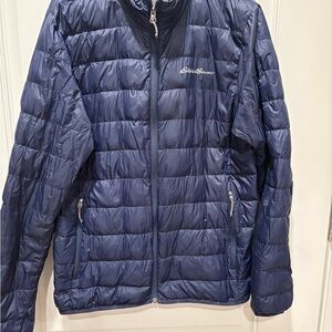 Eddie Bauer Gray Quilted Jacket